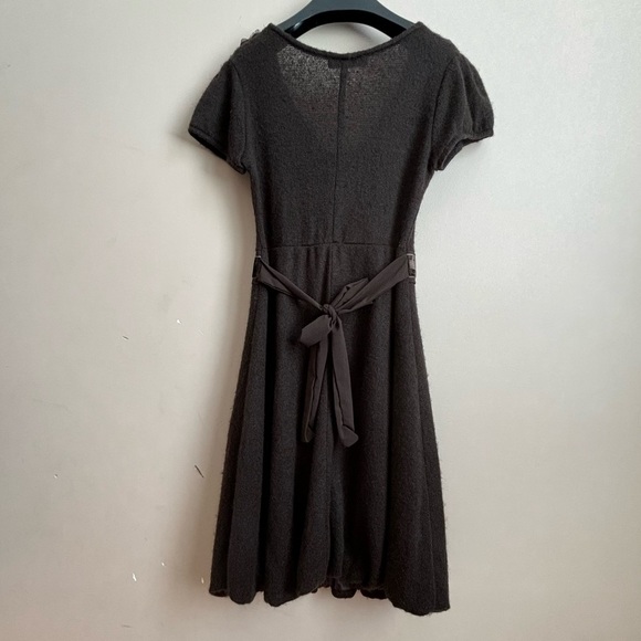 Rinascimento XS Knit Mohair Blend Short Sleeve Bubble Hem Sweater Dress EUC - Picture 2 of 15